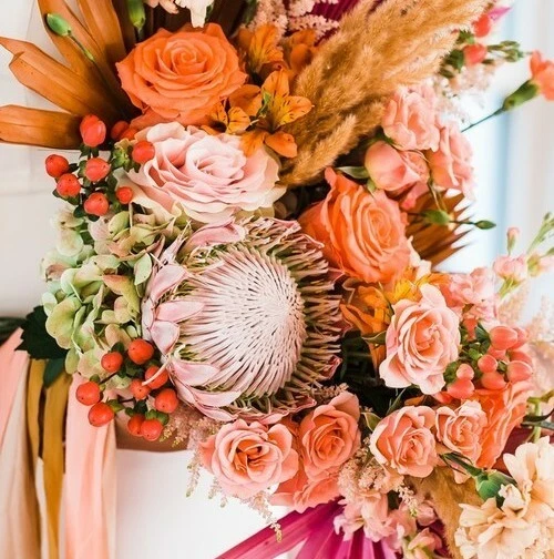 Ramo de novia tropical ramo isla playa ramo seda plan de pago disponible Foto 3 de 3