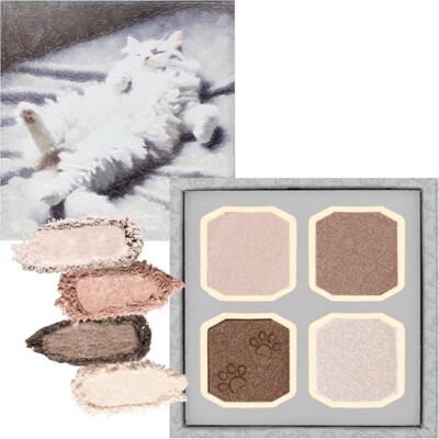 MilleFee My Kitty Eye Palette 3.2g 04 Minuet Cat 4 colors