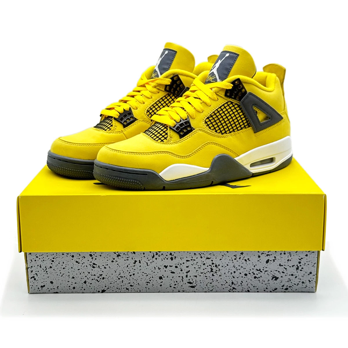 CT8527-700 Nike Air Jordan 4 Retro Lightning Thunder Tour Yellow