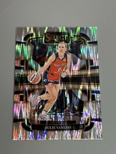 Julie Vanloo 2024 Panini Select WNBA Silver Flash Rookie #57 Washington Mystics