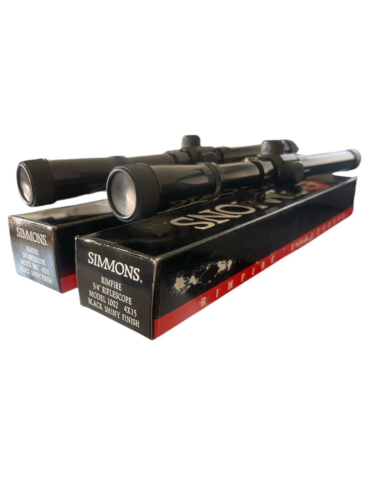 Simons Rifle Scopes Model 1002 4X15 2PK , For 22LR, BB,AIR SOFT Rifles ...
