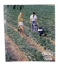 Pubblicità macchine agricole - Brochure BCS 725 - Aratro - tosaerba - spalaneve