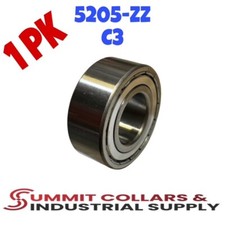 5205-ZZ Angular Contact Ball Bearing, 25mm Bore x 52mm OD x 20.6mm W