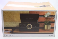 Victrola Empire Bluetooth Record Player Turntable, CD, Cassette Player, Radio