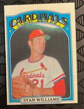 1972 Topps Baseball #9 Stan Williams EX+