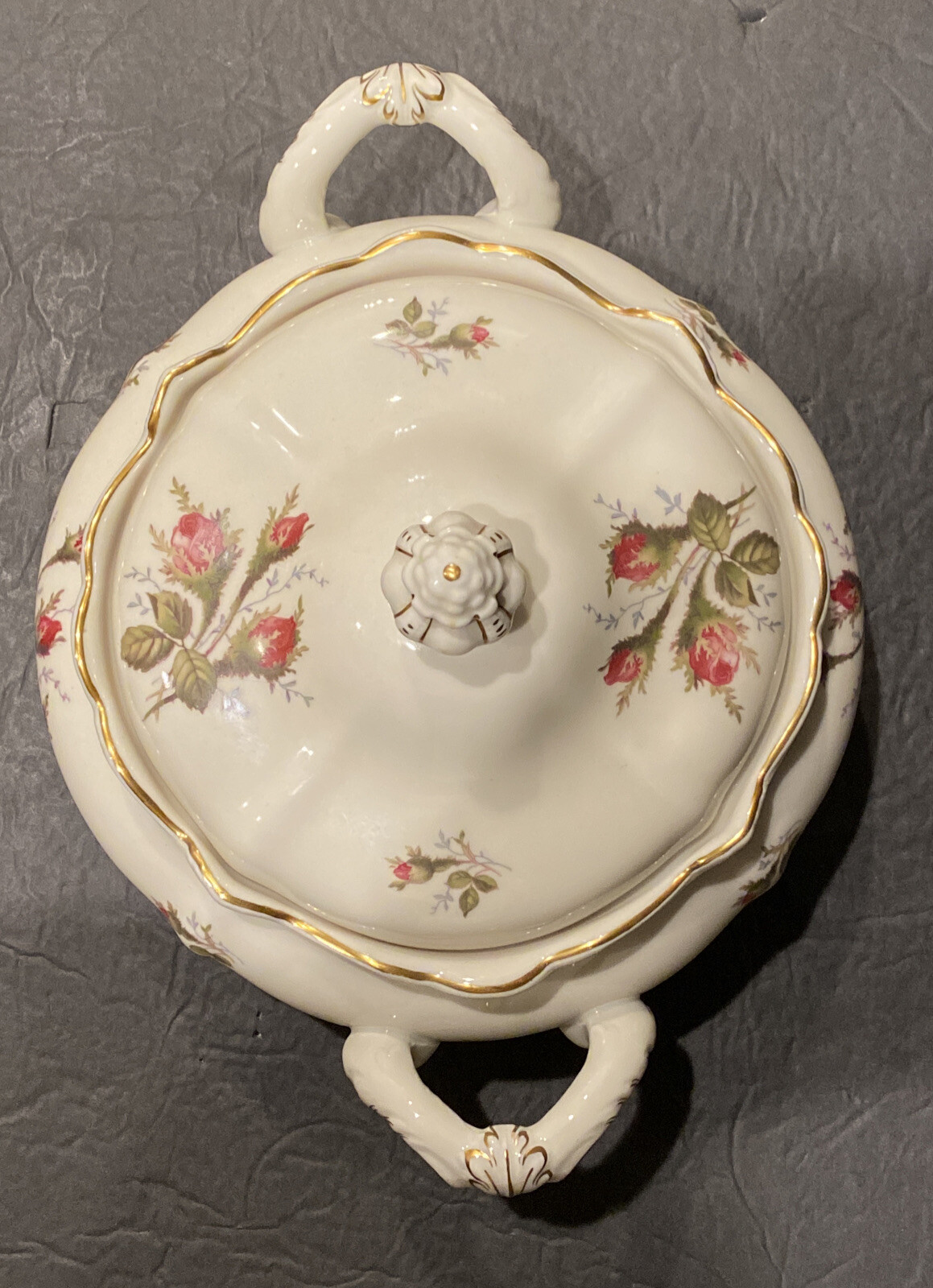 Rosenthal Pompadour Covered Vegetable Bowl Tureen 11” Long Vintage China