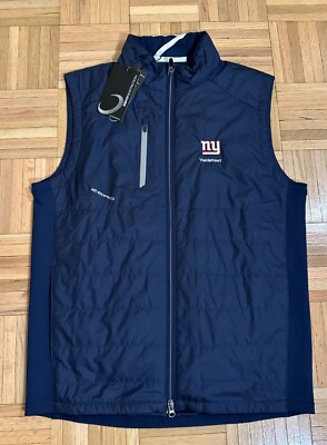 New Zero Restriction Z625 Vest Mens Medium New York Giants Logo Golf Primaloft