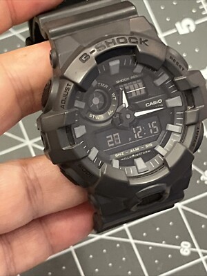 Casio G Shock WR20BAR Watch GA-700UC 5522 Black | eBay