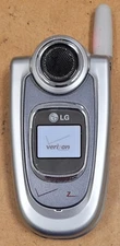 LG VX4650 - Silver and Gray ( Verizon ) Rare Cellular Flip Phone