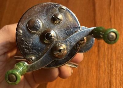 Moulinet De Pêche Vintage Pflueger Akron 1893 Modèle B – Révisé Et Remis En état – Années 1920