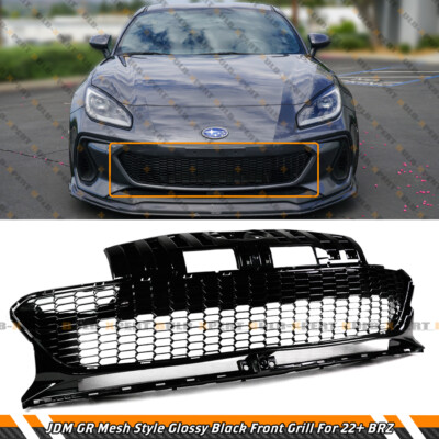2022-2025 Subaru BRZ ZD8 JDM GR Mesh Style Gloss Black Front