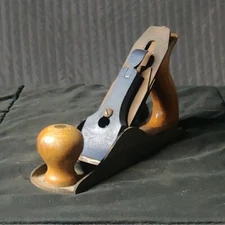 Unmarked Flat Bottom Wood Plane  Vintage Antique High Quality Hand Tools