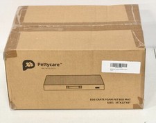 New/Sealed Dog Cat Pettycare EGG Crate Foam Bed Mat 35"x22"x3"  Medium/Large