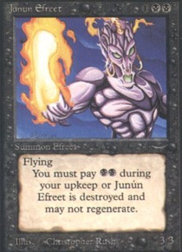 MTG magic cards 1x Junun Efreet Arabian Nights Moderate Play, English - Picture 1 of 1