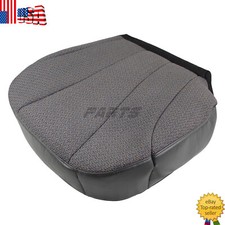 Cubierta de asiento de tela de repuesto gris oscuro para parte inferior del conductor Silverado 1999-2002