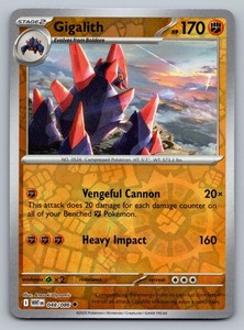 Pokemon TCG SV: White Flare Gigalith 048/086 Reverse Holo