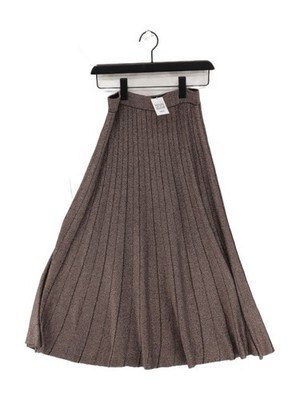 Reiss Damen Midi Rock S Multi Viskose mit Polyester, andere Midi Plissee
