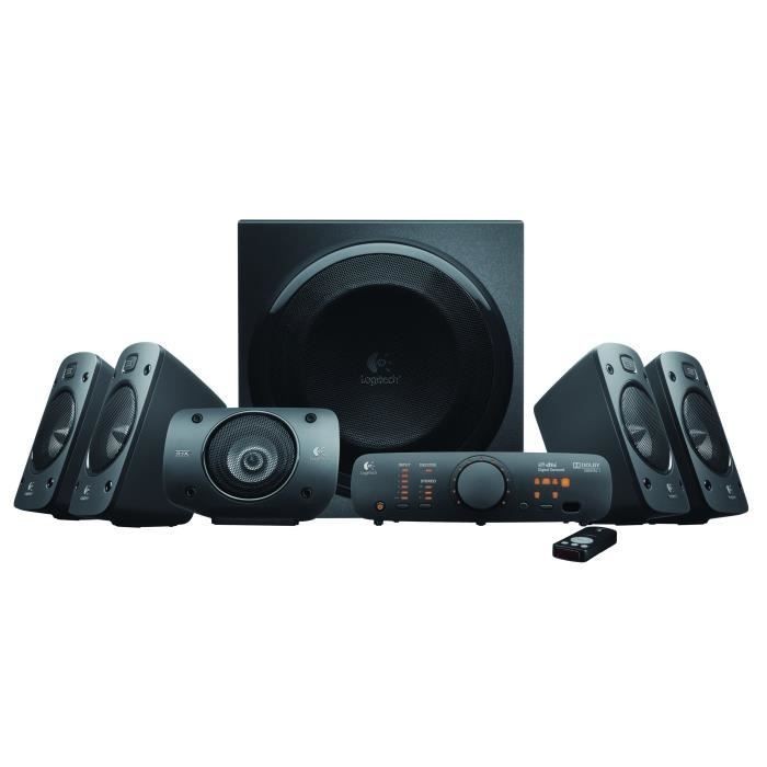 Logitech Z906 ensemble 5.1 avec caisson de basses pour immersion gaming