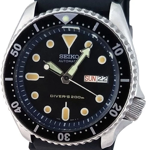 Vintage SEIKO diver SKX007 Genuine "Sallow" dial, 7S26-0020 case & movement