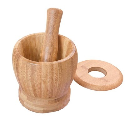 Mortar and Pestle Set with Lid Spice Grinder kitchen Cooking Tools for Herb S...