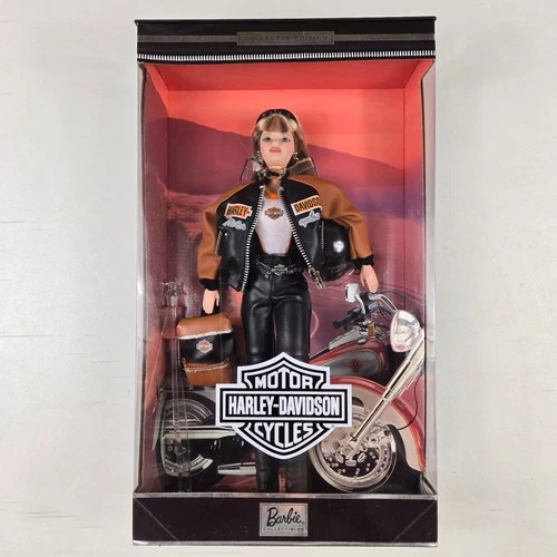 Barbie Harley Davidson Motorcycles Doll Collector Edition #25637 Mattel 1999 VTG