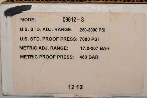 Barksdale C9612-3 Pressure Activated Switch NOS - Picture 3 of 3