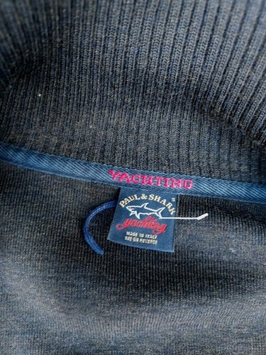 Paul & Shark Vintage Lined Wool Bomnber Jacket / Jumper - BROWN - SMALL - VGC - Picture 5 of 7
