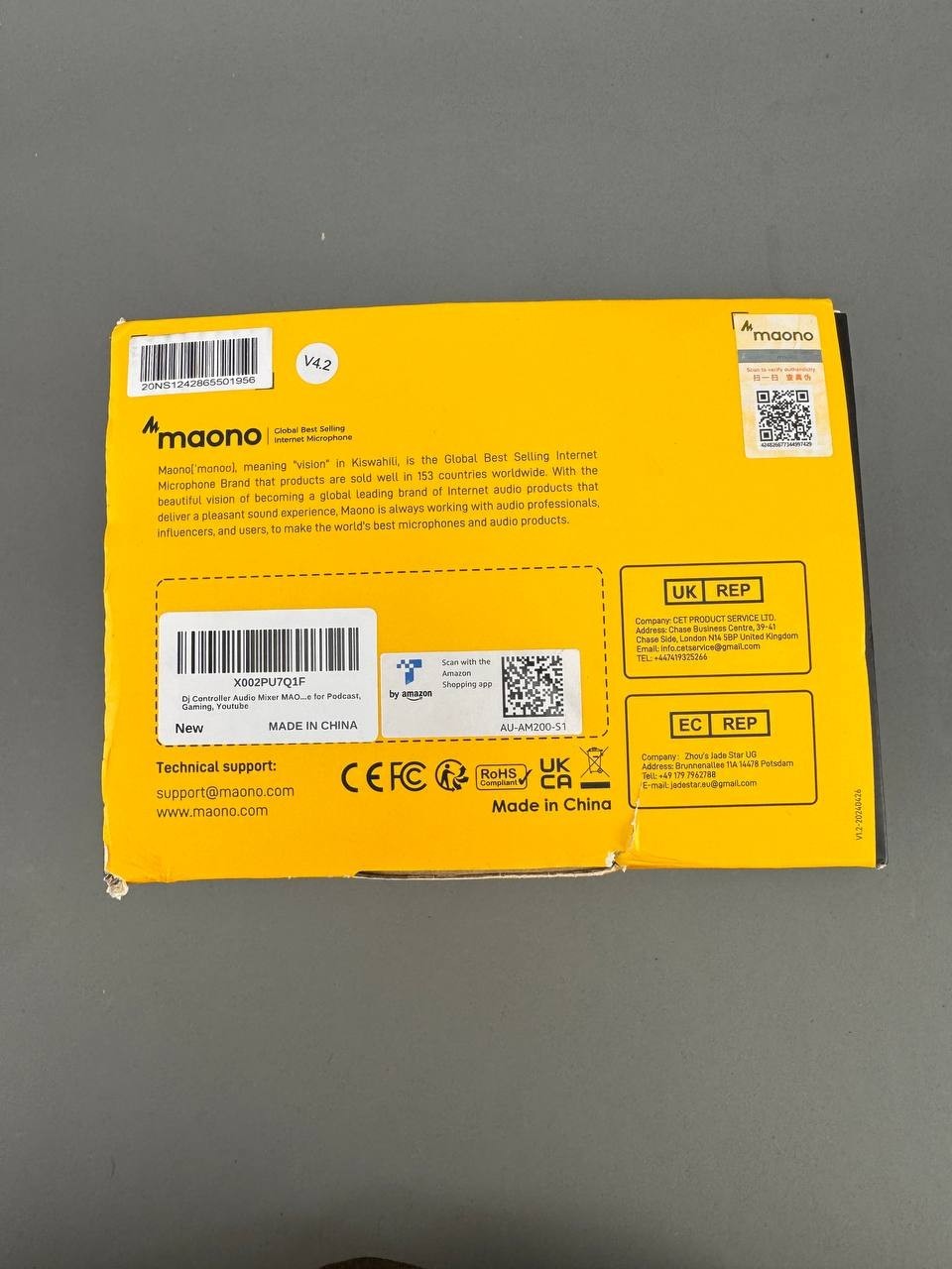 New Maono MaonoCaster Lite AU-AM200 S1 Starter Bundle Portable Podcast Gaming