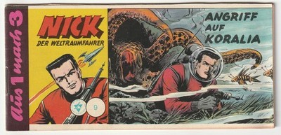   NICK DER WELTRAUMFAHRER #9 Angriff auf Koralia, Lehning PICCOLO-COMIC Z3