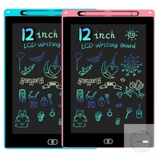 2 Pack LCD Writing Tablet for Kids Doodle Board 12-Inch, Electronic Drawing Tabl