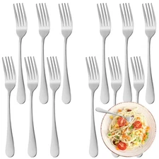 Dinner Forks Set, Food-Grade Stainless Steel Silverware for Home, Kitchen