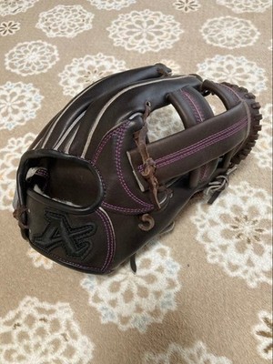 Atoms Infielders Glove Type 021, Used, Clean, Softball, Fits 1-2 Small Finger