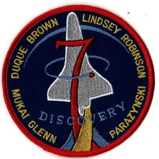 NASA SPACE SHUTTLE STS-95 MISSION PATCH