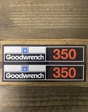 2 Goodwrench ENGINE VALVE COVER DECALS GM CHEVROLET CHEVY Quality OEM 3M Sticker