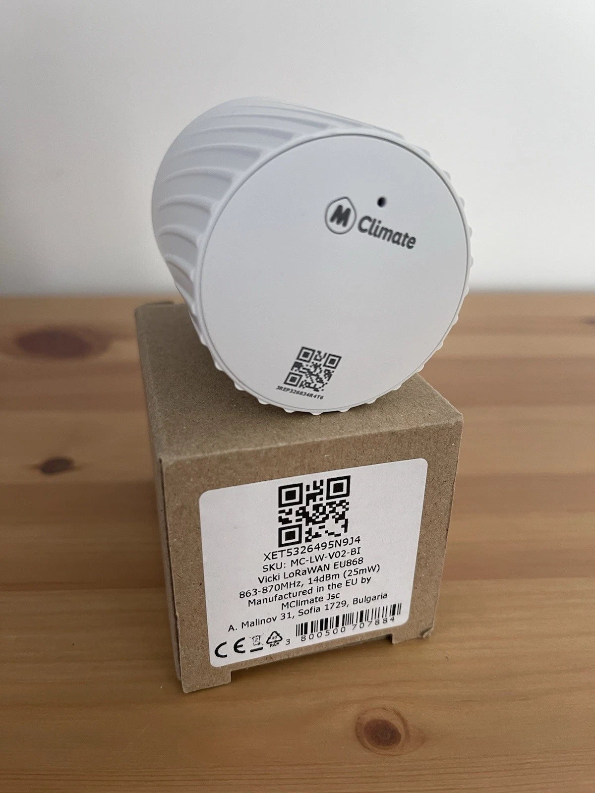 MClimate Vicki LoRaWAN EU868 Smart Radiator Valve New!