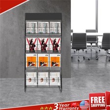 Office Newspaper Rack Magazine Stand Literature Holder Book Magazine Display