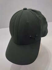 MENS PUMA STRETCH FIT FITTED DARK OLIVE GREEN HAT SIZE L/XL CAP