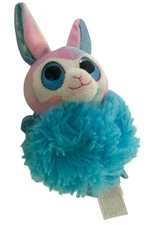 Fiesta Plush Llama Blue Stuffed Animal Doll Toy 4.5 in Tall Soft Fluffy Blue