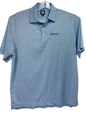 FJ Footjoy /Shingle Creek CC Sz XL  Blue/White Golf Polo Shirt (O27) NW/OTs