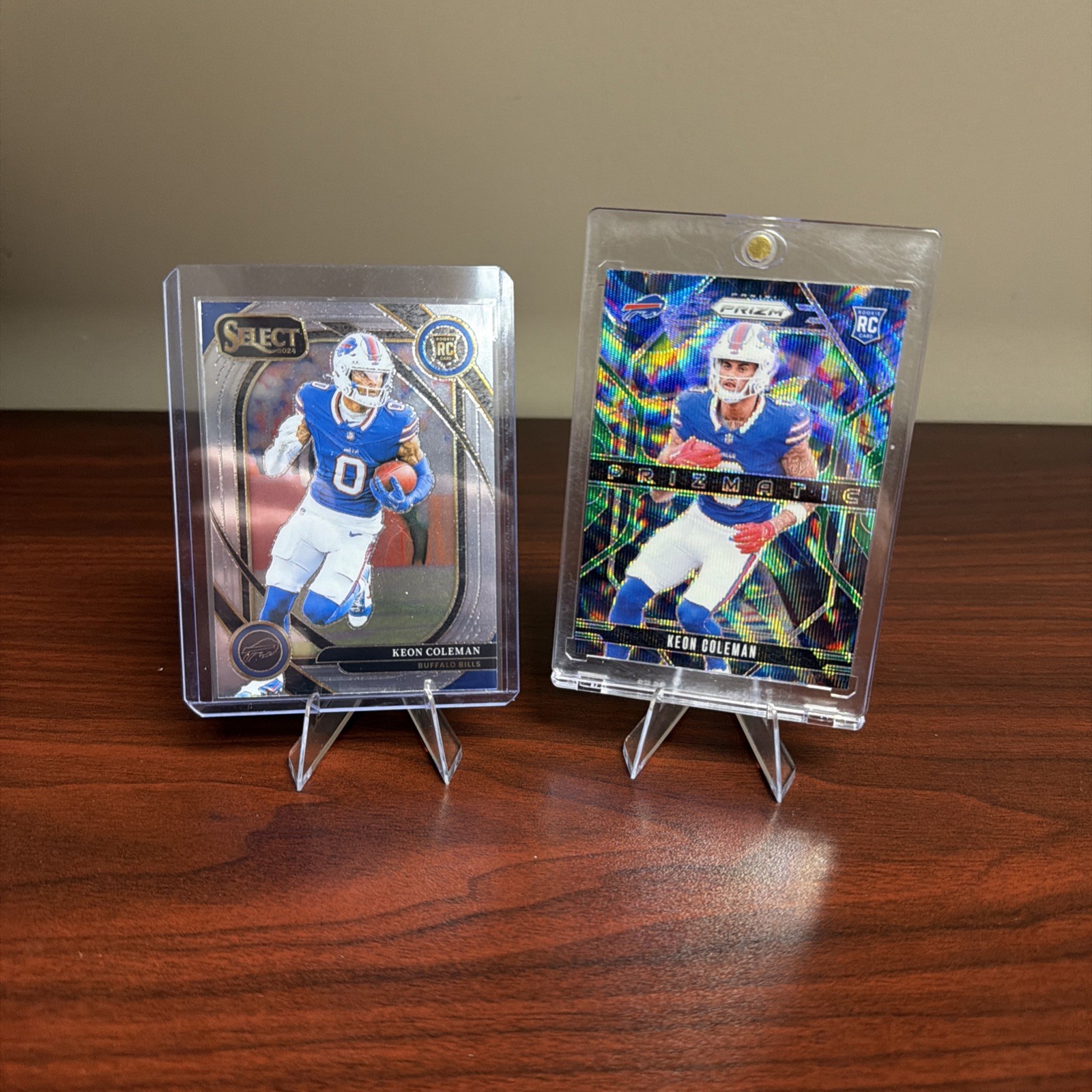 2024 Panini Keon Coleman Prizmatic RC & Club Level Select