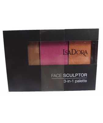 IsaDora Face Sculptor 3-in-1 Palette Bronzer Rouge  Highlighter - 65 Bronze Plum