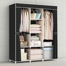 New All Steel Frame Fabric Wardrobe Heavy Dut...