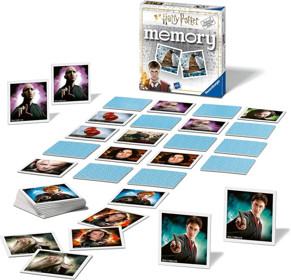 Ravensburger Harry Potter Mini Memory Game - Matching Picture Snap Pairs for Kid - Image 2 of 4