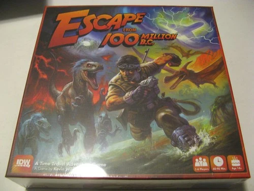 Escape From 100 Million B.C. SW cooperative time-travel adventure board game IDW