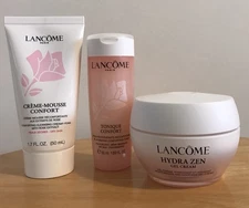 Lancome Hydra Zen Gel Cream 1 Fl Oz Set Lot Tonique Crème Mousse New