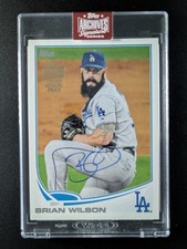 2022 Topps Archives BRIAN WILSON 19/19 Auto Los Angeles Dodges #US254
