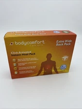 Body Comfort Reusable Instant Heat Pack - Size Extra Wide Back - New Sealed