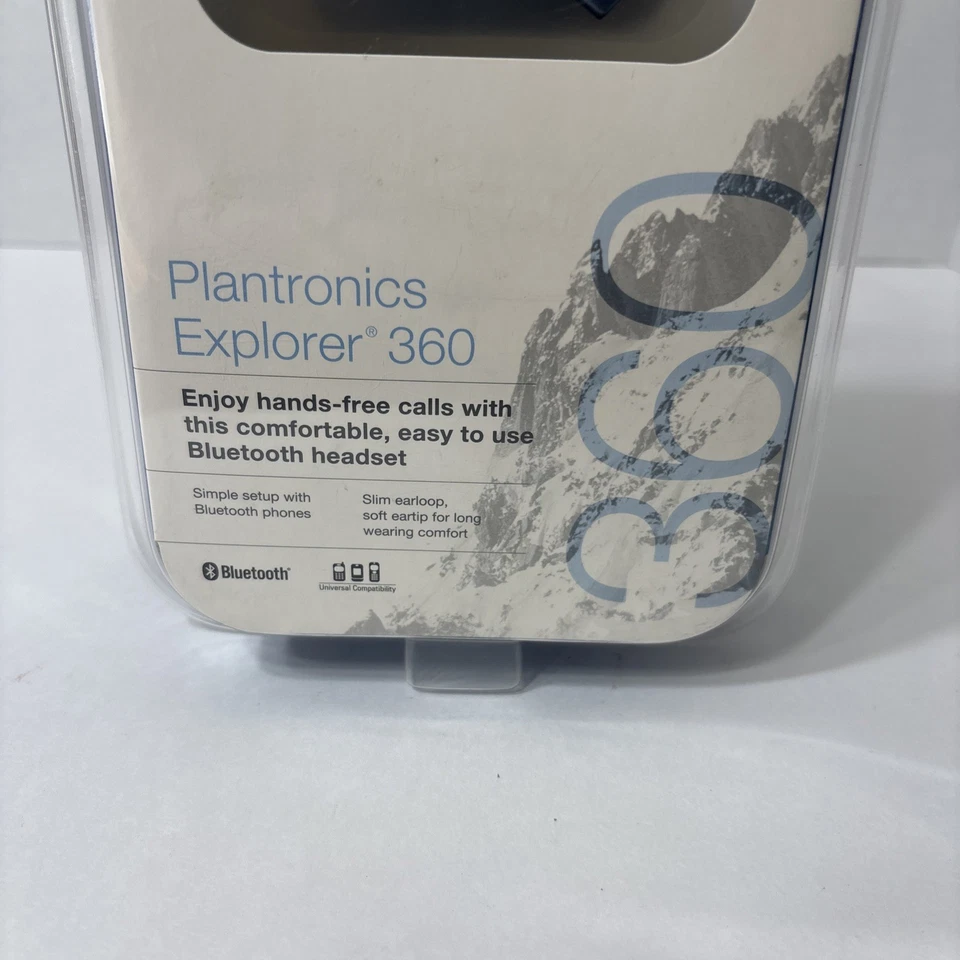 Plantronics Explorer 360 Bluetooth Headset slim Earloop for hands-free calls NEW - Image 3 of 4