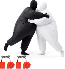 2 Pack Inflatable Suit Costume Halloween Blow up Suit