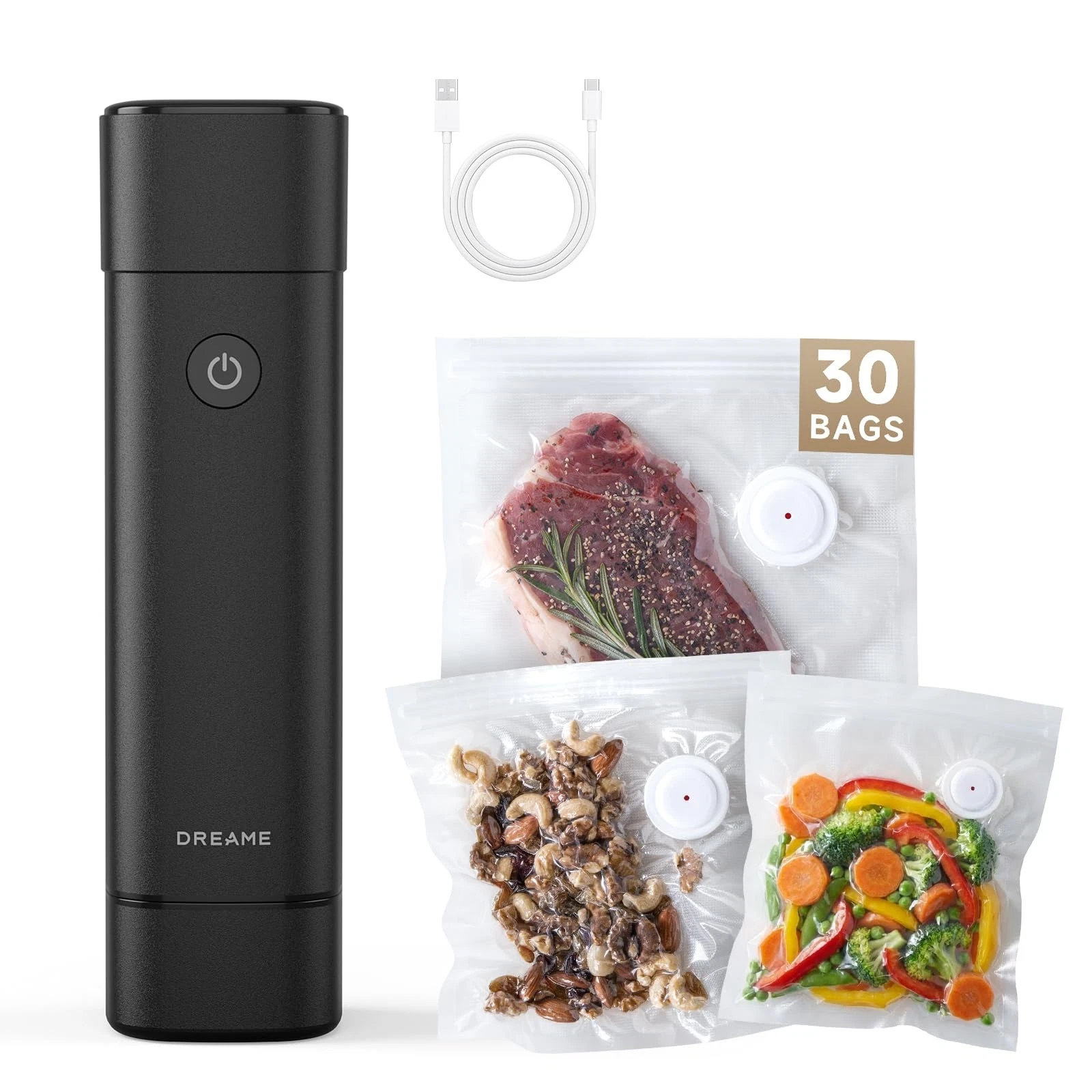 DREAME VH20 Handheld Vacuum Sealer Machine for Food with 30 Reusable Vacuum B...
Opens in a new wind